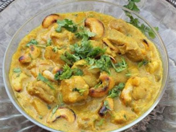 Chicken Curry with Cashews