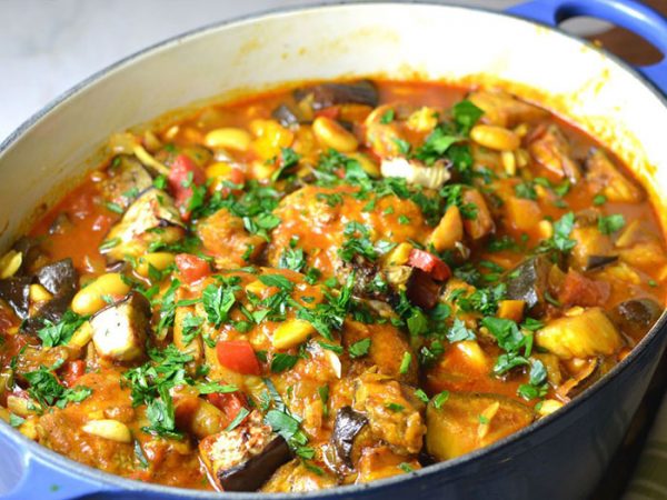 Eggplant Chicken Curry